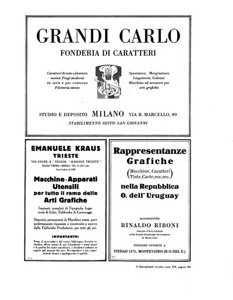 Il risorgimento grafico rivista tecnica mensile di saggi grafici e scritti tecnici