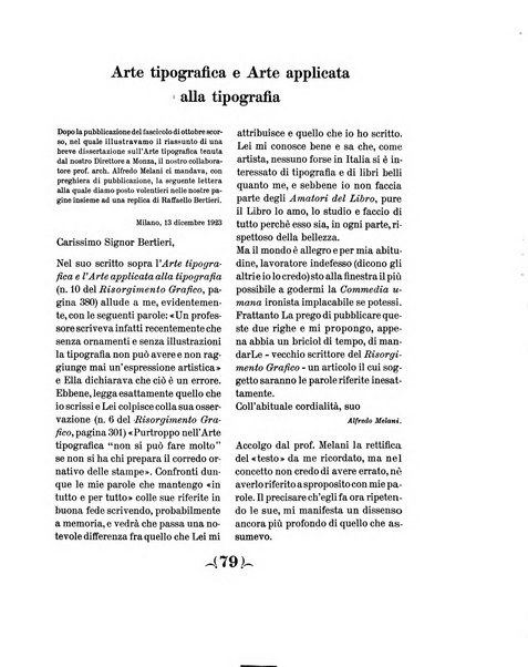 Il risorgimento grafico rivista tecnica mensile di saggi grafici e scritti tecnici