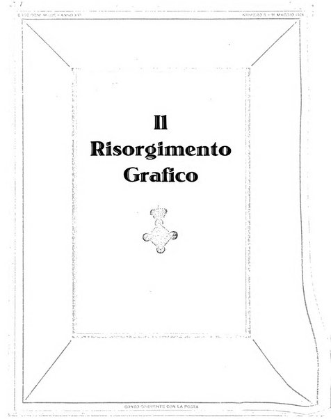 Il risorgimento grafico rivista tecnica mensile di saggi grafici e scritti tecnici