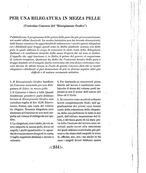 Il risorgimento grafico rivista tecnica mensile di saggi grafici e scritti tecnici