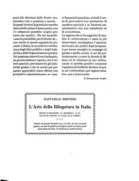 Il risorgimento grafico rivista tecnica mensile di saggi grafici e scritti tecnici