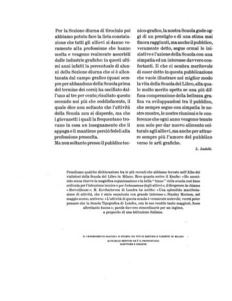 Il risorgimento grafico rivista tecnica mensile di saggi grafici e scritti tecnici