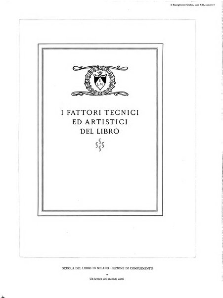 Il risorgimento grafico rivista tecnica mensile di saggi grafici e scritti tecnici