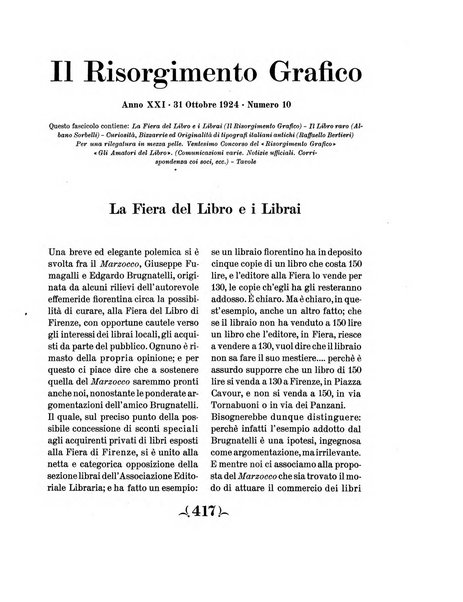 Il risorgimento grafico rivista tecnica mensile di saggi grafici e scritti tecnici