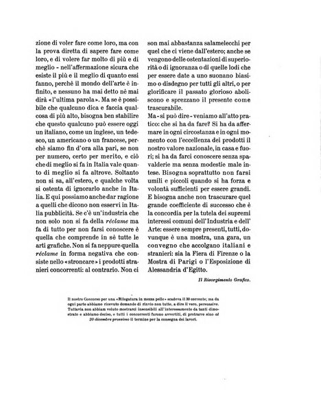 Il risorgimento grafico rivista tecnica mensile di saggi grafici e scritti tecnici