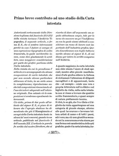 Il risorgimento grafico rivista tecnica mensile di saggi grafici e scritti tecnici