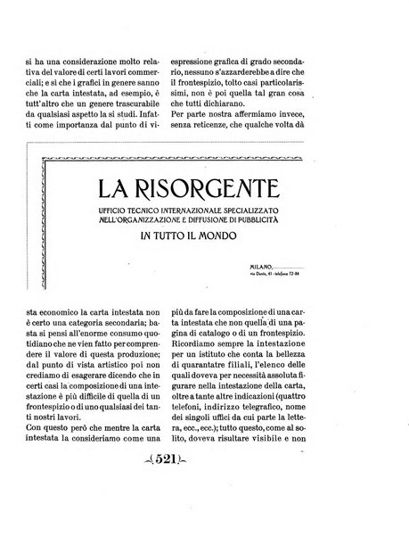 Il risorgimento grafico rivista tecnica mensile di saggi grafici e scritti tecnici