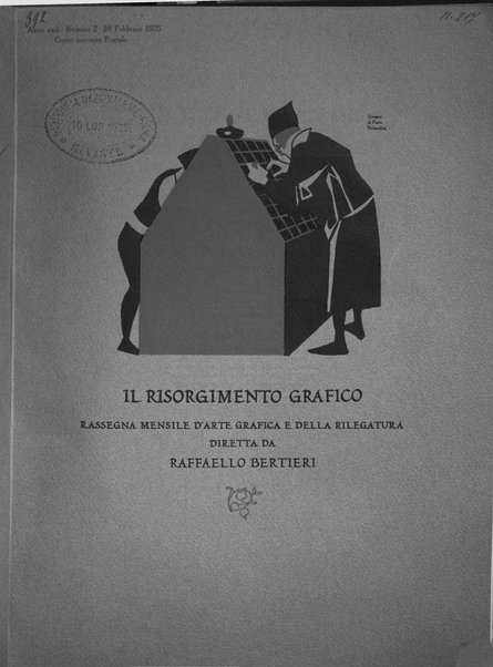 Il risorgimento grafico rivista tecnica mensile di saggi grafici e scritti tecnici