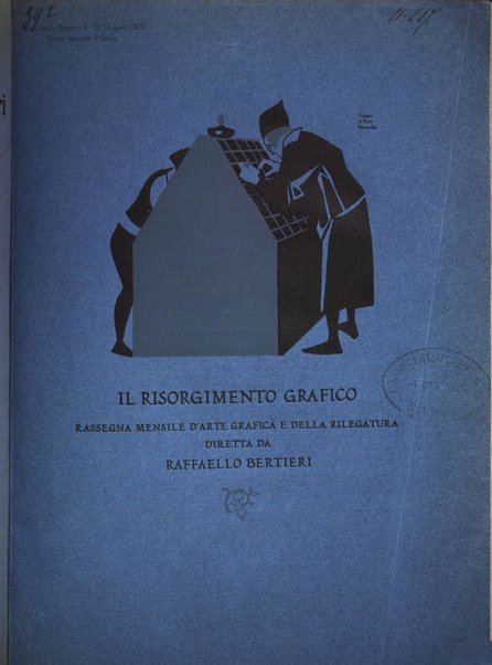 Il risorgimento grafico rivista tecnica mensile di saggi grafici e scritti tecnici