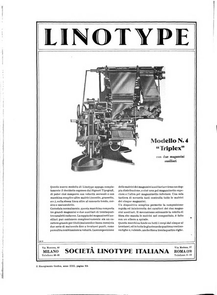 Il risorgimento grafico rivista tecnica mensile di saggi grafici e scritti tecnici