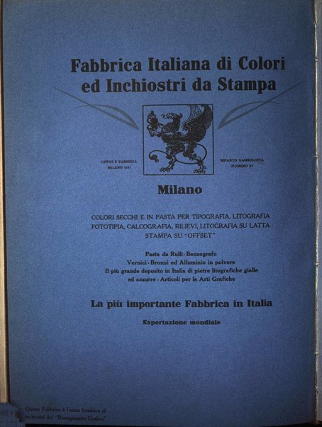 Il risorgimento grafico rivista tecnica mensile di saggi grafici e scritti tecnici