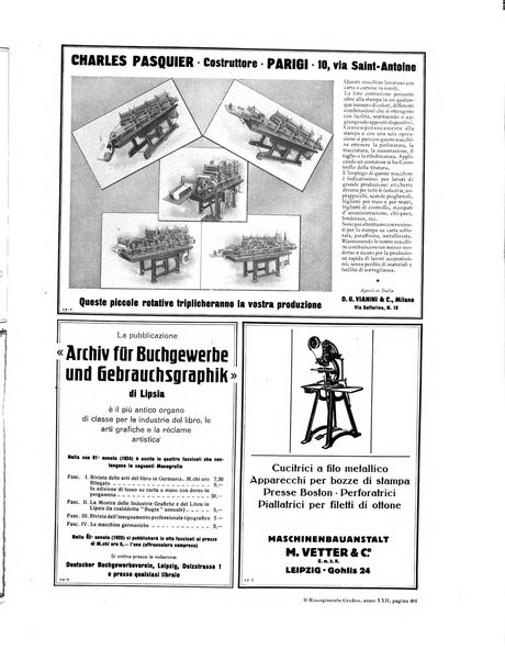 Il risorgimento grafico rivista tecnica mensile di saggi grafici e scritti tecnici