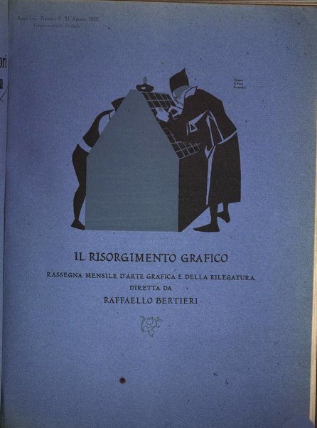 Il risorgimento grafico rivista tecnica mensile di saggi grafici e scritti tecnici