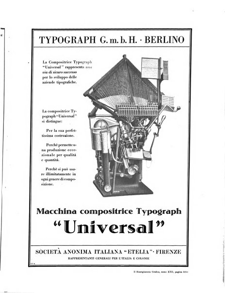 Il risorgimento grafico rivista tecnica mensile di saggi grafici e scritti tecnici