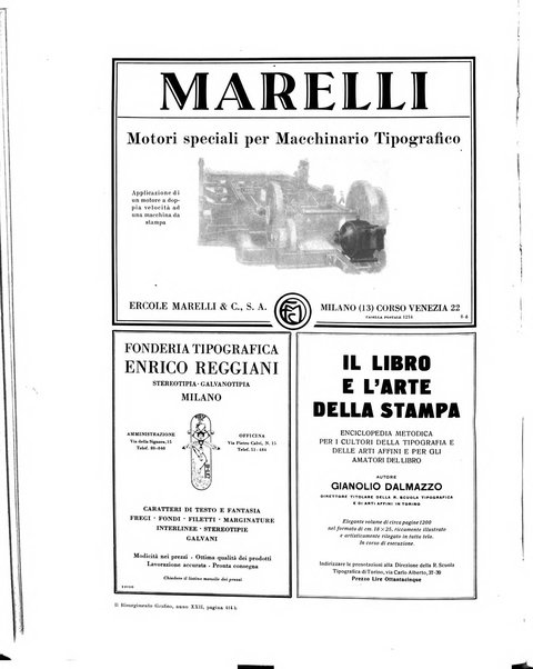 Il risorgimento grafico rivista tecnica mensile di saggi grafici e scritti tecnici