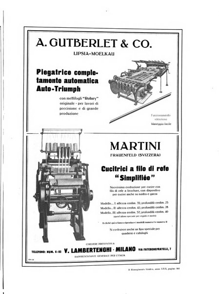 Il risorgimento grafico rivista tecnica mensile di saggi grafici e scritti tecnici