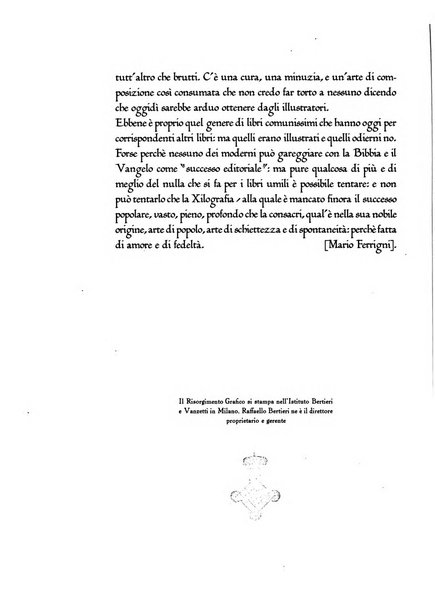 Il risorgimento grafico rivista tecnica mensile di saggi grafici e scritti tecnici