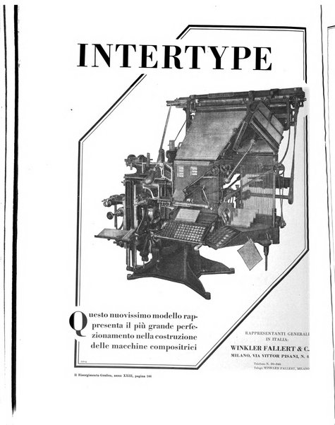 Il risorgimento grafico rivista tecnica mensile di saggi grafici e scritti tecnici