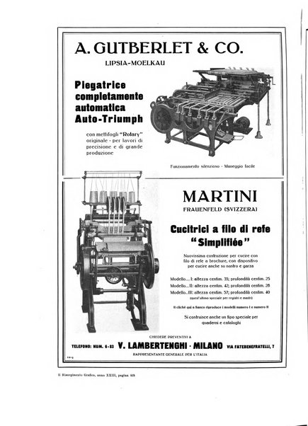 Il risorgimento grafico rivista tecnica mensile di saggi grafici e scritti tecnici