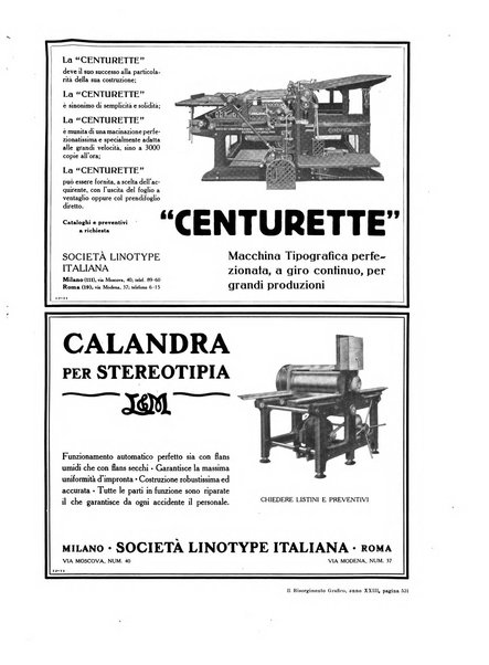 Il risorgimento grafico rivista tecnica mensile di saggi grafici e scritti tecnici