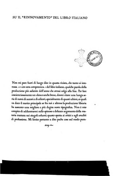 Il risorgimento grafico rivista tecnica mensile di saggi grafici e scritti tecnici