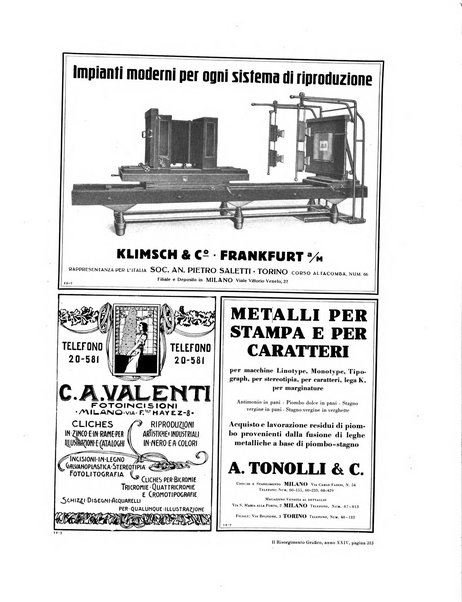 Il risorgimento grafico rivista tecnica mensile di saggi grafici e scritti tecnici