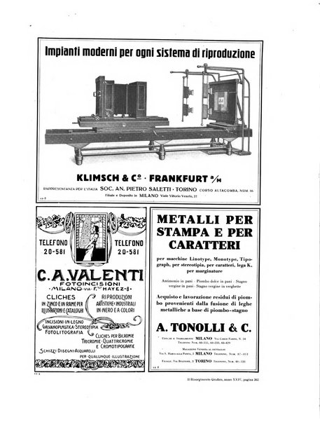 Il risorgimento grafico rivista tecnica mensile di saggi grafici e scritti tecnici