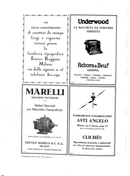 Il risorgimento grafico rivista tecnica mensile di saggi grafici e scritti tecnici