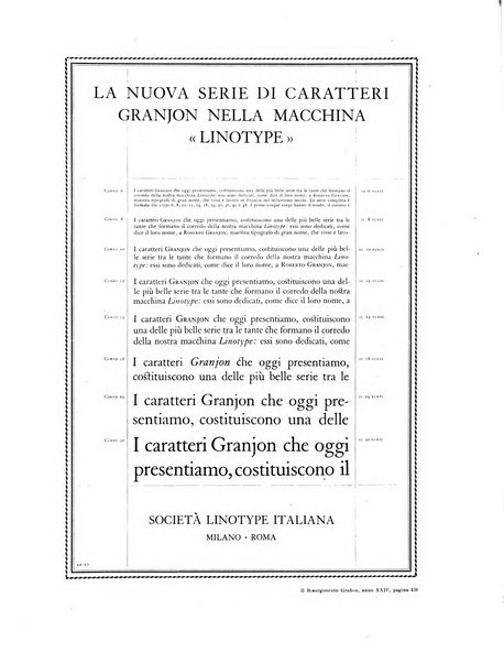 Il risorgimento grafico rivista tecnica mensile di saggi grafici e scritti tecnici