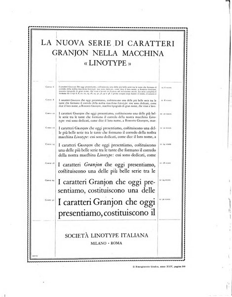 Il risorgimento grafico rivista tecnica mensile di saggi grafici e scritti tecnici