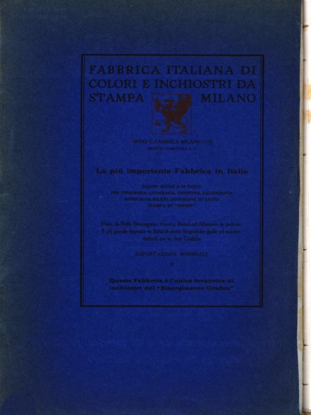 Il risorgimento grafico rivista tecnica mensile di saggi grafici e scritti tecnici