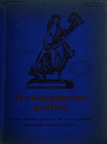 Il risorgimento grafico rivista tecnica mensile di saggi grafici e scritti tecnici