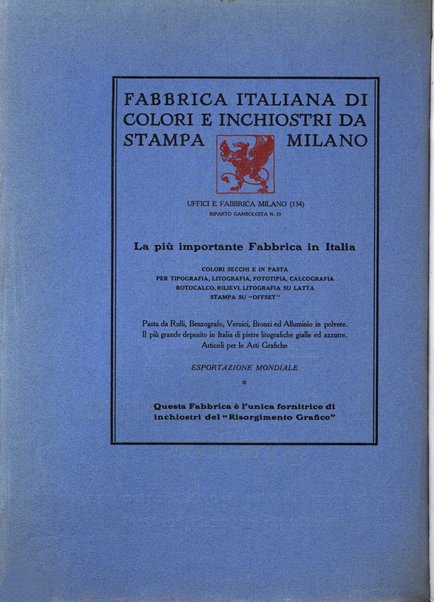 Il risorgimento grafico rivista tecnica mensile di saggi grafici e scritti tecnici