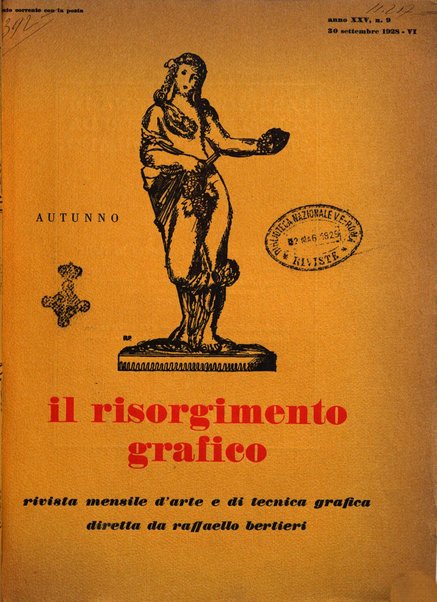 Il risorgimento grafico rivista tecnica mensile di saggi grafici e scritti tecnici