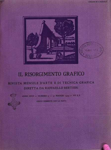 Il risorgimento grafico rivista tecnica mensile di saggi grafici e scritti tecnici