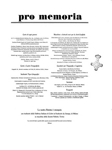 Il risorgimento grafico rivista tecnica mensile di saggi grafici e scritti tecnici