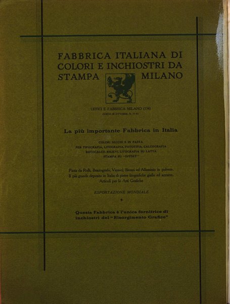 Il risorgimento grafico rivista tecnica mensile di saggi grafici e scritti tecnici