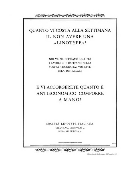 Il risorgimento grafico rivista tecnica mensile di saggi grafici e scritti tecnici