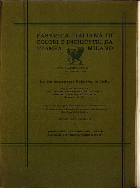 Il risorgimento grafico rivista tecnica mensile di saggi grafici e scritti tecnici