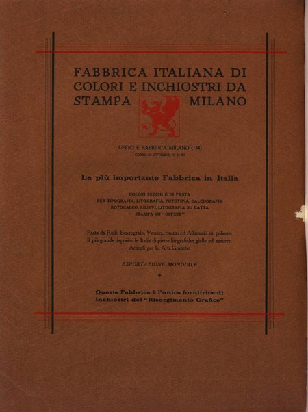 Il risorgimento grafico rivista tecnica mensile di saggi grafici e scritti tecnici