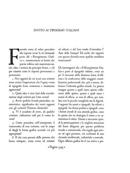 Il risorgimento grafico rivista tecnica mensile di saggi grafici e scritti tecnici