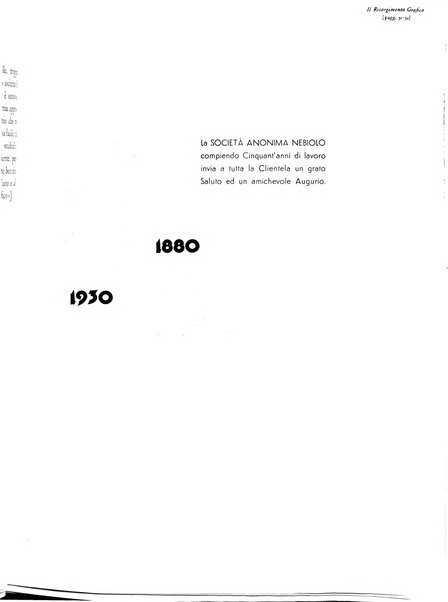 Il risorgimento grafico rivista tecnica mensile di saggi grafici e scritti tecnici