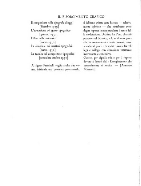 Il risorgimento grafico rivista tecnica mensile di saggi grafici e scritti tecnici