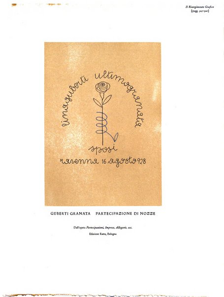 Il risorgimento grafico rivista tecnica mensile di saggi grafici e scritti tecnici