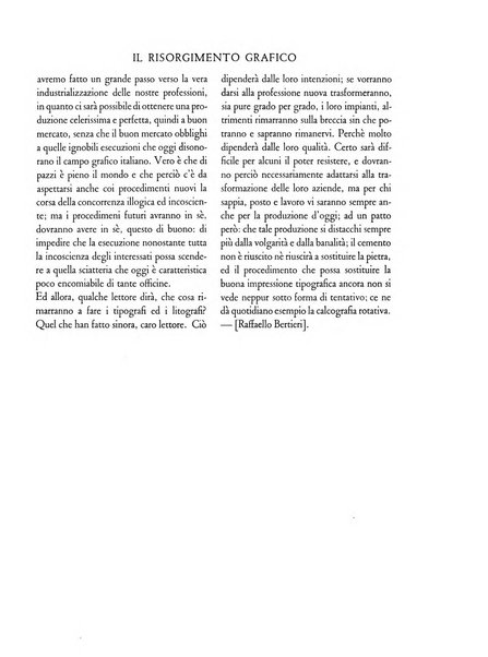 Il risorgimento grafico rivista tecnica mensile di saggi grafici e scritti tecnici