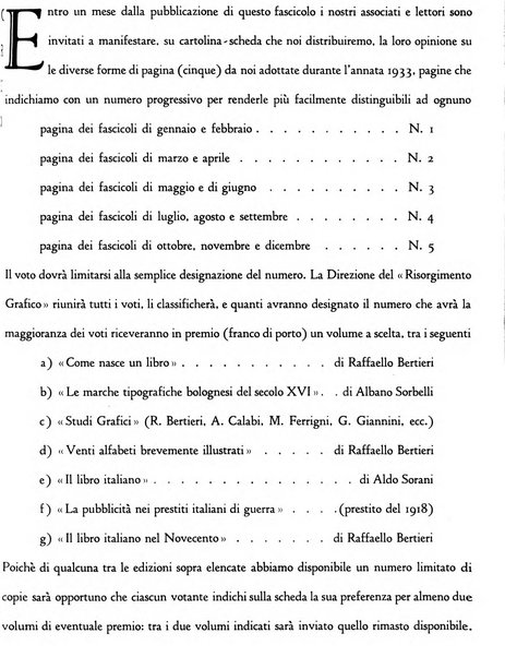 Il risorgimento grafico rivista tecnica mensile di saggi grafici e scritti tecnici