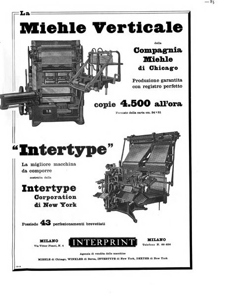 Il risorgimento grafico rivista tecnica mensile di saggi grafici e scritti tecnici