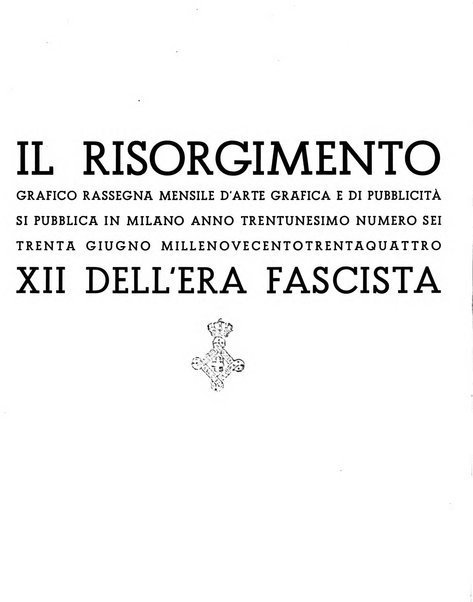 Il risorgimento grafico rivista tecnica mensile di saggi grafici e scritti tecnici