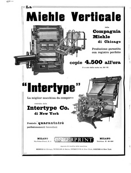 Il risorgimento grafico rivista tecnica mensile di saggi grafici e scritti tecnici