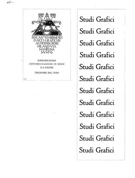 Il risorgimento grafico rivista tecnica mensile di saggi grafici e scritti tecnici